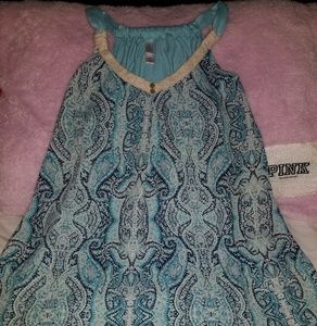 Xhiliration paisley tank top size small